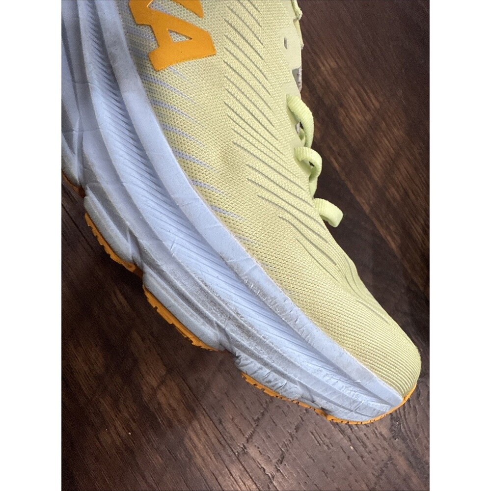 Hoka Rincon 3 Shoes Womens Size 10B Blue Yellow Running Lightweight Mesh 1119396 - Picture 5 of 14